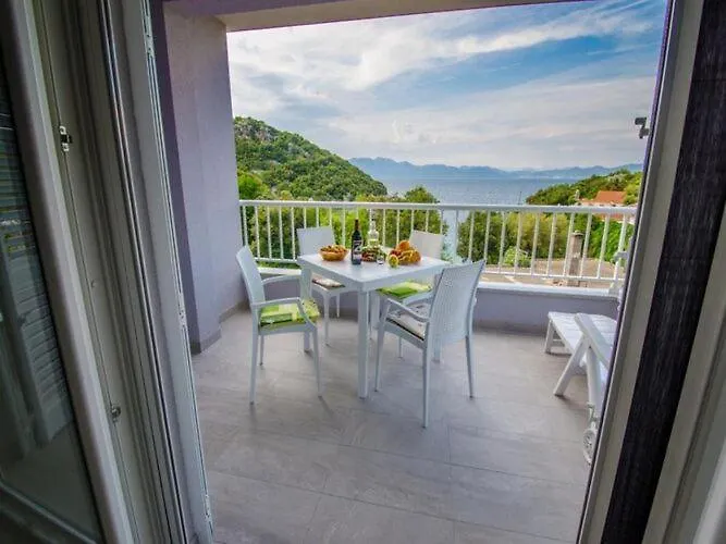Vesela - Comfort One Bedroom With Balcony And Sea View * Janjina