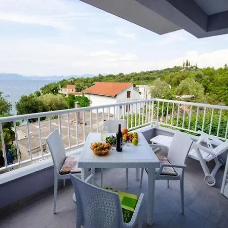 Vesela - Comfort One Bedroom With Balcony And Sea View Apartmán Janjina